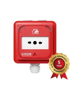 Comprar KIDDE KIDDE-599 Pulsador analógico de alarma de incendios rojo con aislador incorporado KE-DM3110R-IP
