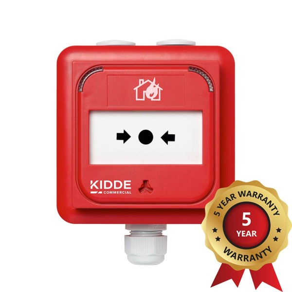 Comprar KIDDE KIDDE-599 Pulsador analógico de alarma de incendios rojo con aislador incorporado KE-DM3110R-IP