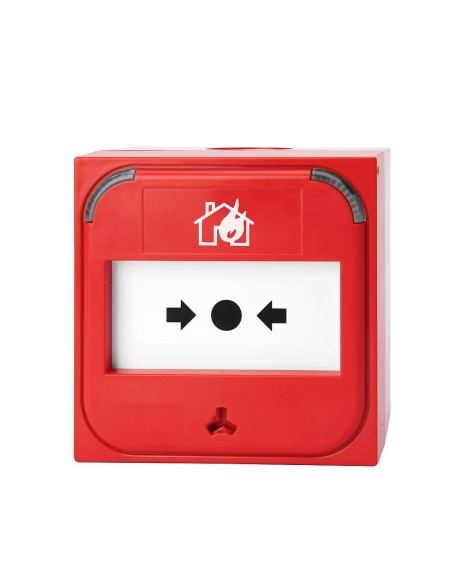 Kidde Kidde-323 NC-MC-100-RKIT Imprensa convencional inteligente para montagem de superfície, 100 Ω midde vermelho