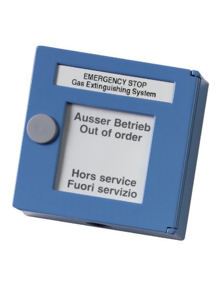 Comprar KIDDE KIDDE-325 Pulsador convencional manual interrupción de emergencia de gas, color azul Aritech DM862-4