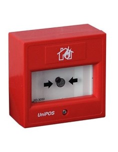Comprar UNIPOS UNIPOS-18 Pulsador de alarma de Incendio Rearmable Convencional Unipos FD3050