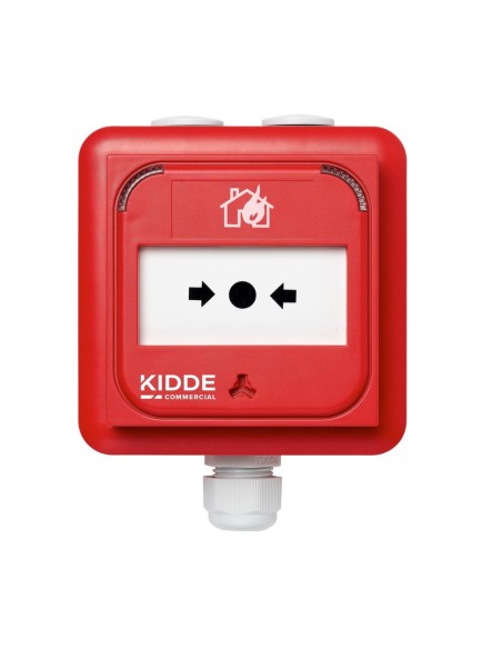Acheter KIDDE KIDDE-586 Déclencheur manuel d’alarme incendie rouge IP67 extérieur résistance 560 Ω