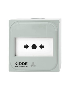 Bidde Kidde-580 NC-MC-0-W Bushbutton manual para o controle de sistemas de emergência branca para aplicações de instalação Empot