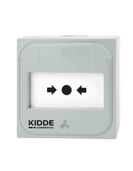 Bidde Kidde-580 NC-MC-0-W Bushbutton manual para o controle de sistemas de emergência branca para aplicações de instalação Empot