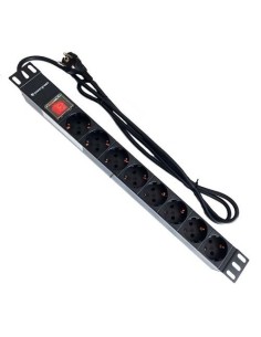 Comprar BYSECUR BYSECUR-174 Regleta de 8 tomas con interruptor y cable de 2 m BSC02927