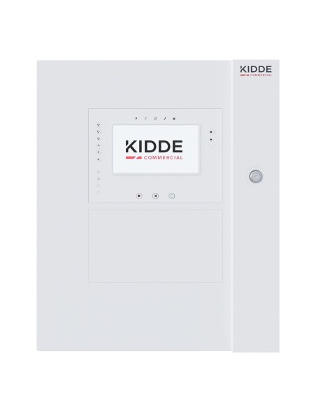 Kidde Kidde-496 2x-at-fb Repetidor de painel de fogo endereçável com tela de toque 7 ", grande guarda-roupa e par de controles