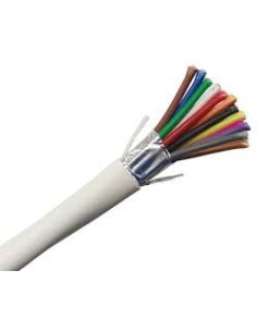 Comprar BYSECUR BYSECUR-179 Rollo 100m de cable flexible 12 hilos apantallado libre halógenos (12x0,22 AL/M HF) BSC21548