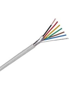 Comprar BYSECUR BYSECUR-180 Rollo 100m de cable flexible 4+2 hilos apantallado libre halógenos (AL/M 4x0,22+2x0,75 HF) BSC21549
