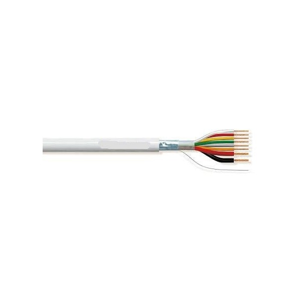 Kaufen BYSECUR BYSECUR-182 Rolle 100 m flexibles Kabel 6+2-adrig, geschirmt, halogenfrei (AL/M 6x0,22+2x0,75 HF)