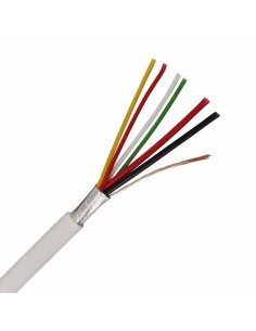 BYSECUR BYSECUR-183 BSC21546 Rolo 100M Cabo flexível 6 Blindagem Livre de Halogéneo (6x0,22 Al / M HF)