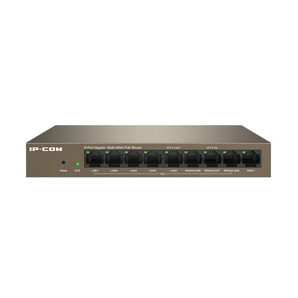 IPCOM IPCOM-78 M20-8G-PoE Router 9 Portas Gigabit RJ45 (8 PoE) Gerenciados na nuvem