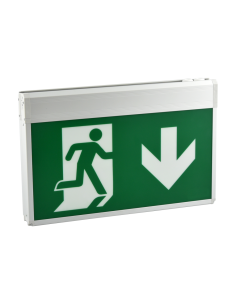 Comprar BYSECUR BYSECUR-433 Señal de seguridad iluminada internamente con LED blanco 3 horas Doble cara LLB-26/180 Self Test