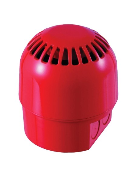 Comprar KIDDE KIDDE-346 Sirena con aislador para central analógica. Protocolo Apollo XP95. Roja. Aritech AS964I