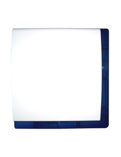 Bysecur alarmes bysecur-alarm-40 SE-VEGA STD SIREN PIEZOELÉTRIC com Laddestelles para fiação exterior de grau 3. Flash azul