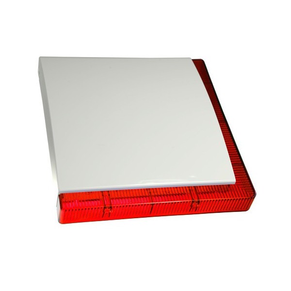 Bysecur Alarmes Bysecur-Alarm-47 Vega-R Piezoelétrico Sereia com lançamentos para a fiação exterior do grau 3. Flash vermelho