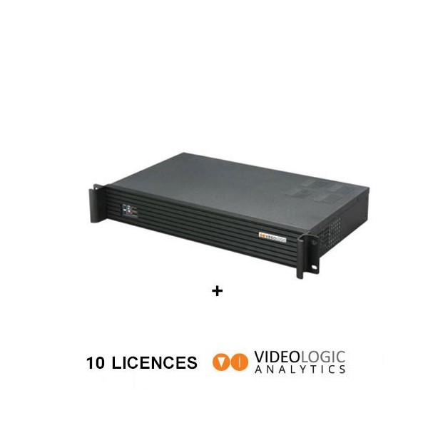 VideoLoNic VideoLoLOGIC-37 VLRXP7-IA10 Sistema de análise de vídeo ativado para 10 canais analíticos IA Megapixel até 20