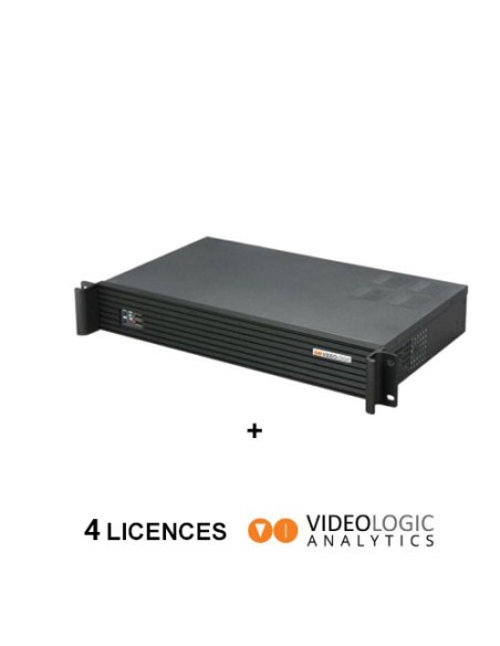 Comprar VIDEOLOGIC VIDEOLOGIC-25 Sistema de análisis de vídeo activado para 4 canales de analítica IA HD hasta 8 VLRX3-IA04