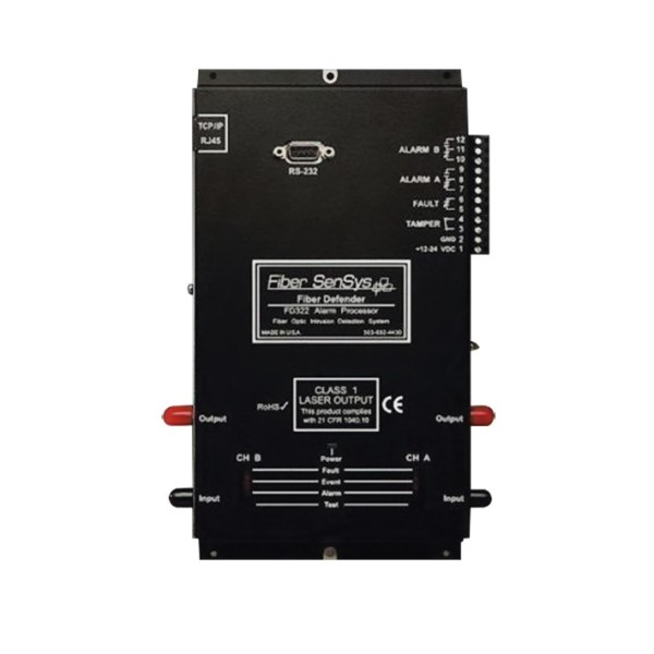 Comprar OPTEX OPTEX-133 Sistema sensor de seguridad intrusión perimetral de 2 zonas por fibra óptica, hasta 500m por zona FD322