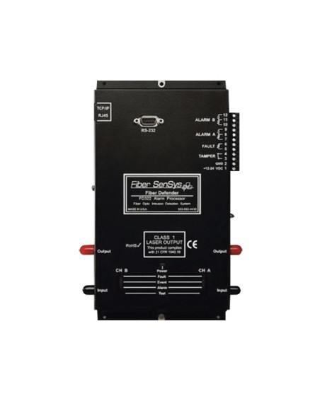 Kaufen OPTEX OPTEX-133 2-Zonen-Glasfaser-Perimetersicherheits-Einbruchmeldesensorsystem, bis zu 500 m pro Zone