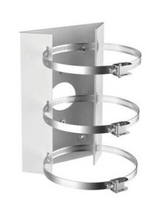 Comprar HIKVISION ACCESSORIES HIK-73 Soporte de montaje de poste para cámaras Hikvision / Uso interior y exterior Hikvision DS-2