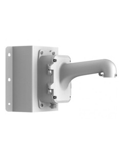 Acessórios Hikvision Hik-112 DS-1604ZJ-Box-Corner Wall Suportes com caixa de junção, 24VAC / 3A Espaço de fonte e 