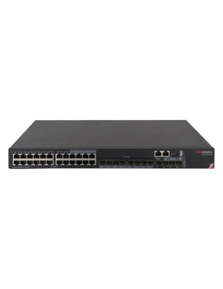 Transmissão de Hikvision e exibir HIK-T & D-38 DS-3E3728F-H Switch 28 portas (24 Ethernet + 4 SFP) Gigabit Fiber Core