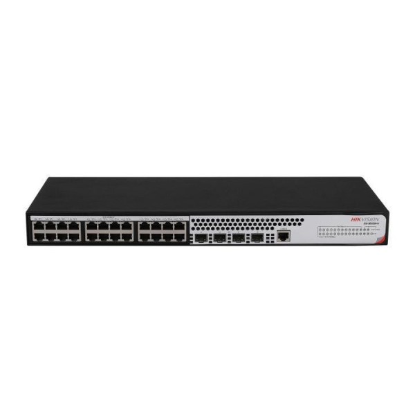 Transmissão de Hikvision e exibição HIK-T & D-39 DS-3E2528-H Switch 28 Portas Gigabit Gigabit 24 × 10/100 / 1000Base-T portas, 4