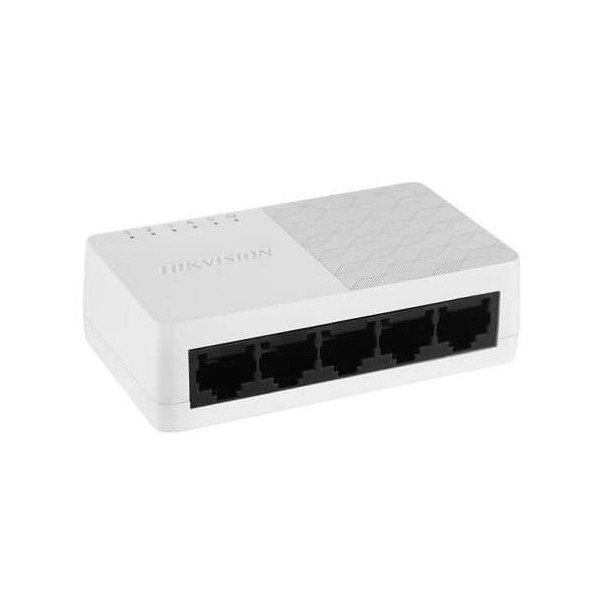 Comprar HIKVISION TRANSMISION AND DISPLAY HIK-T&D-89 Switch 5 puertos RJ45 Fast Ethernet 10/100 Mbps no administrado DS-3E0105D-