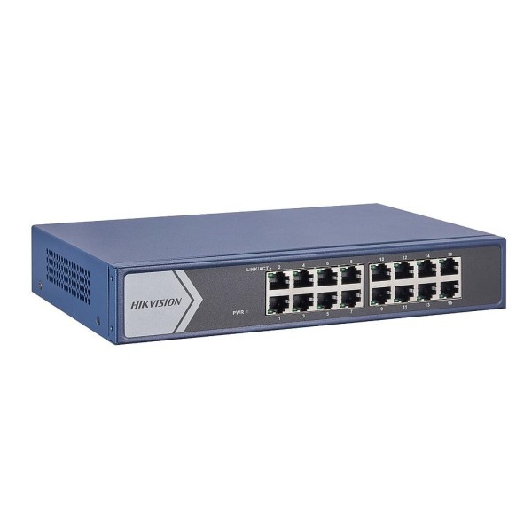 Acessórios Hikvision Hik-124 DS-3E1516-EI Switch Gigabit 16 Portas Smart Gerenciamento Hikvision