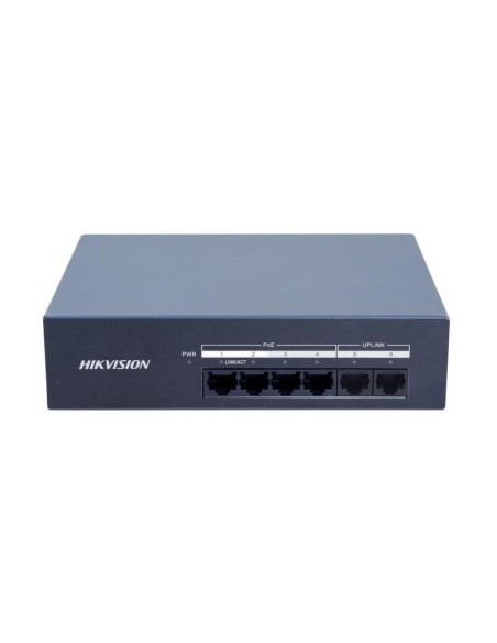 Kaufen HIKVISION TRANSMISION AND DISPLAY HIK-T&D-162 Unmanaged Switch 4 RJ45-Ports PoE Gigabit + 2 RJ45-Ports Gigabit