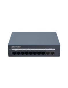 Comprar HIKVISION TRANSMISION AND DISPLAY HIK-T&D-163 Switch no administrado 8 puertos RJ45 PoE Gigabit + 2 puertos RJ45 Gigabit