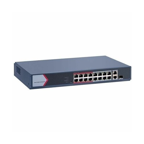 Comprar HIKVISION TRANSMISION AND DISPLAY HIK-T&D-61 Switch PoE 10/100 24 puertos +  1 Gigabit Combo + 1 Gigabit RJ45 DS-3E1326P