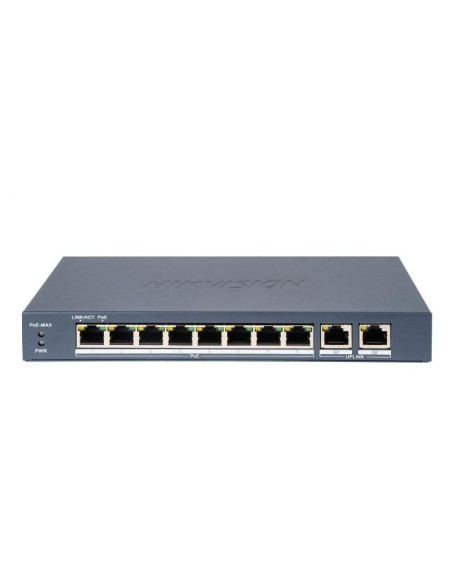 Kaufen HIKVISION TRANSMISION AND DISPLAY HIK-T&D-6 PoE-Switch 8 Ports 100 Mbit/s, 2 Gigabit-RJ45-Ports, nicht verwaltbar