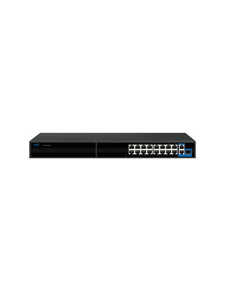 Acheter TVT TVT-328 Switch PoE 16 ports 10/100 + 2 ports 10/100/1000 avec IA