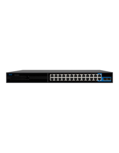 TVT TVT-330 TD-B2224S1-PGA Switch PoE de 24 portas 10/100/1000 com e 2 uplink 10/100/1000