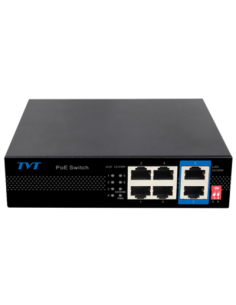 TVT TVT-331 TD-B2204S1-PEU Switch Poe 4 Portas 10/100 +2 portas RJ45 10/100 com IA
