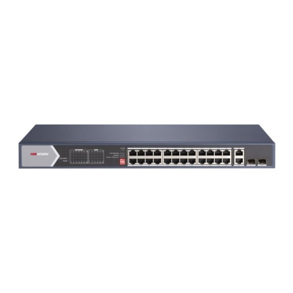 Comprar HIKVISION TRANSMISION AND DISPLAY HIK-T&D-63 Switch PoE Gigabit de 28 Puertos No gestionable DS-3E0528HP-E