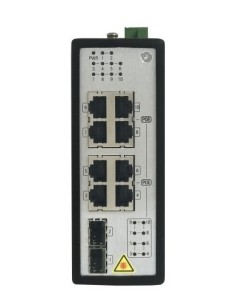Transmissão de Hikvision e exibição HIK-T & D-54 DS-3T0510P Switch PoE Industrial não gerenciado Gigabit 8 portas Horkvision