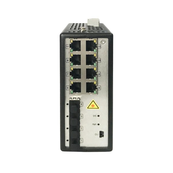 Transmissão de Hikvision e exibição HIK-T & D-55 DS-3T3512P Interruptor Totalmente gerenciado Industrial Gigabit 8-Port Hikvisi