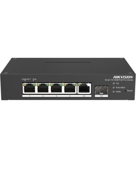 Transmissão de Hikvision e Exibição HIK-T & D-67 DS-3T1306P-SI / HS Switch PoE Smart Gerente Rápido Ethernet 4 Portas 10/100