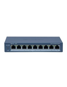 Comprar HIKVISION TRANSMISION AND DISPLAY HIK-T&D-126 Switch POE inteligente Fast Ethernet 8 puertos Hikvision DS-3E1309P-EI(B)