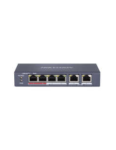 Transmissão de Hikvision e exibição HIK-T & D-58 DS-3E0106P-E / M Switch PoE não gerenciado 4 portas Fast Ethernet