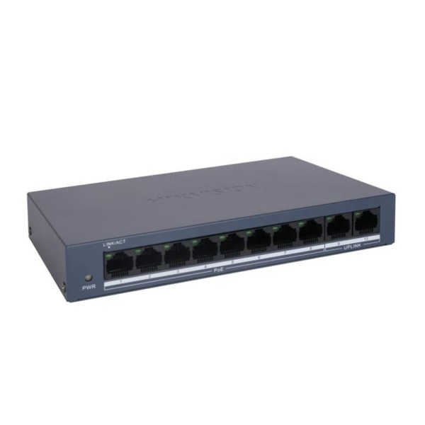 Comprar HIKVISION TRANSMISION AND DISPLAY HIK-T&D-60 Switch POE no administrado Fast Ethernet de 8 puertos 100Mbps DS-3E0110MP-E