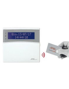AMC AMC-42 K-LCD W800 Bidirecional AMC Teclado Via Rádio 868 MHz. Leitor NFC / RFID integrado