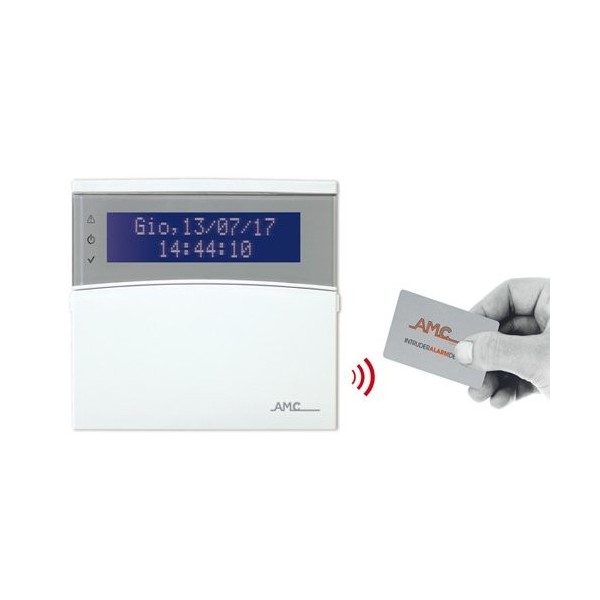 Comprar AMC AMC-42 Teclado bidireccional AMC vía rádio 868 Mhz. Lector NFC / RFID integrado K-LCD W800