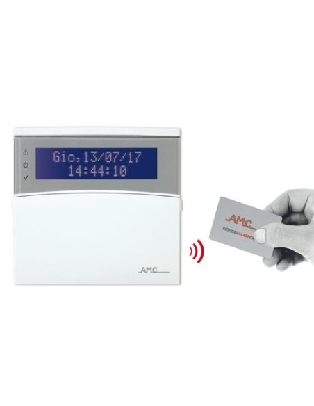 Comprar AMC AMC-42 Teclado bidireccional AMC vía rádio 868 Mhz. Lector NFC / RFID integrado K-LCD W800