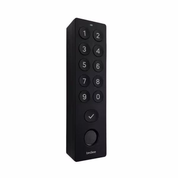 Acheter TEDEE TEDEE-48 Clavier biométrique intelligent sans fil Keypad PRO couleur noire Empreinte digitale et code PIN