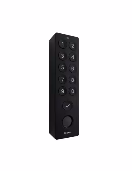 Acheter TEDEE TEDEE-48 Clavier biométrique intelligent sans fil Keypad PRO couleur noire Empreinte digitale et code PIN