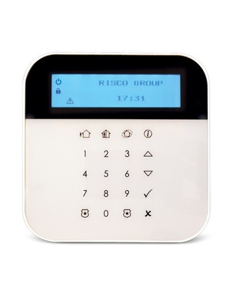 Risco El Risco-El-17 E8us299KP0TA Wireless LCD Keyboard "Shield" para iconnect / secuusafe