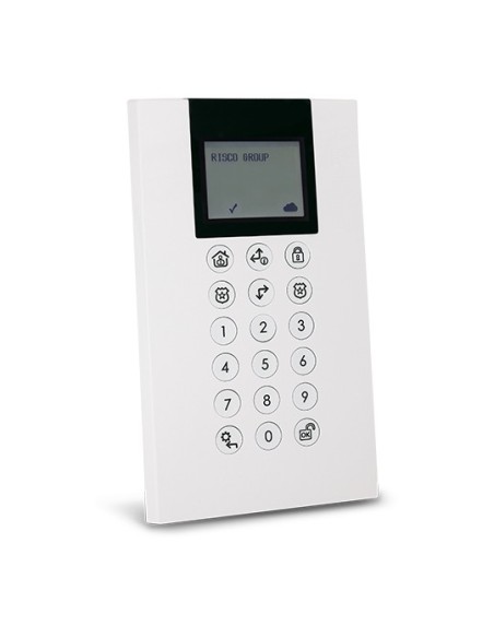 Risco Risco-157 RP432KPP200D Teclado Panda Wiring Grau 2 para Lightsys + com Reader de Proximidade 13,56MHz (não incluídos Tags